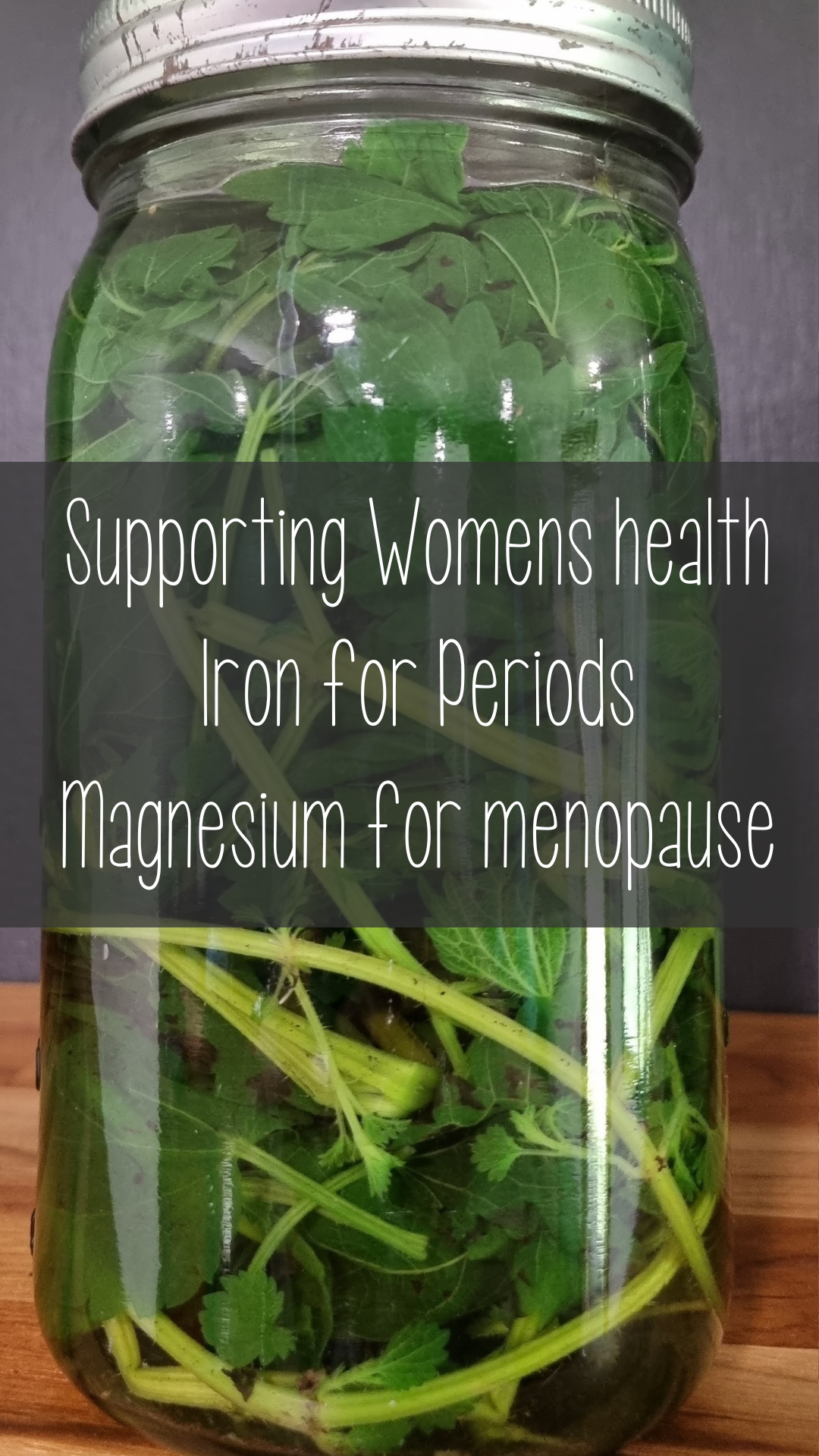 Stinging Nettle DIY menopause and period support