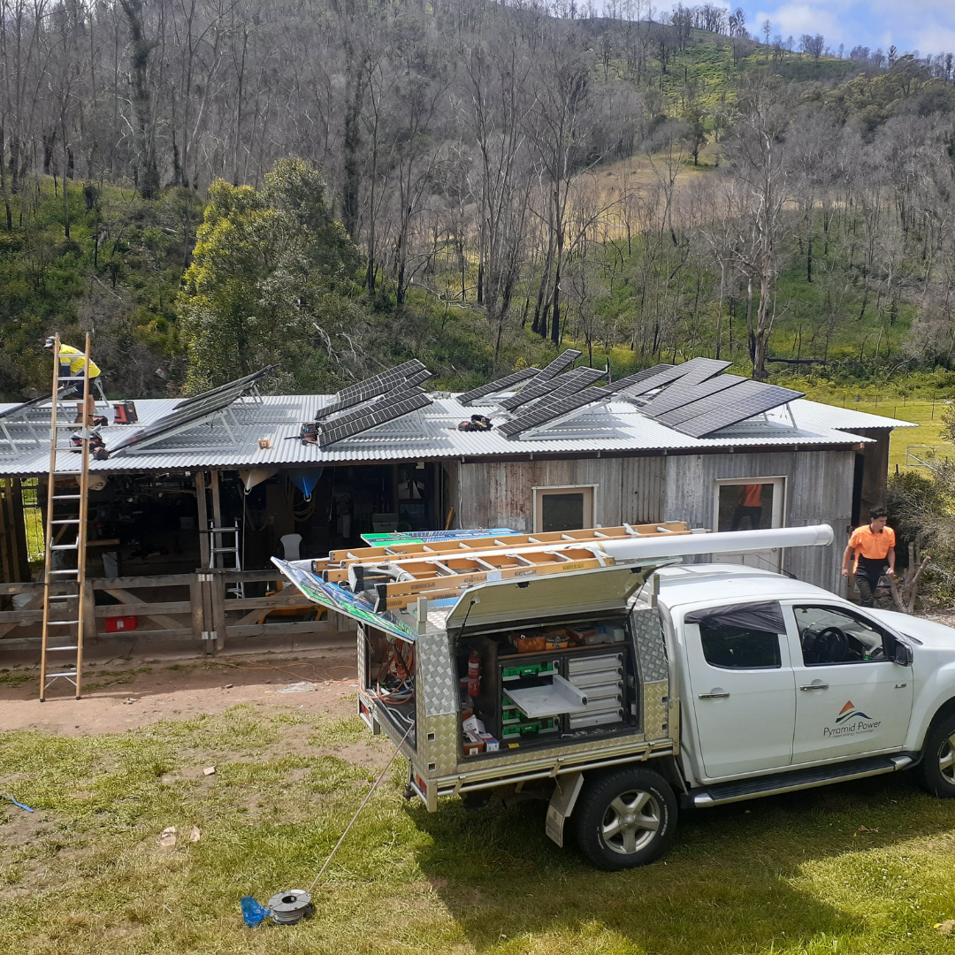 Installation of our 10Kw Solar system