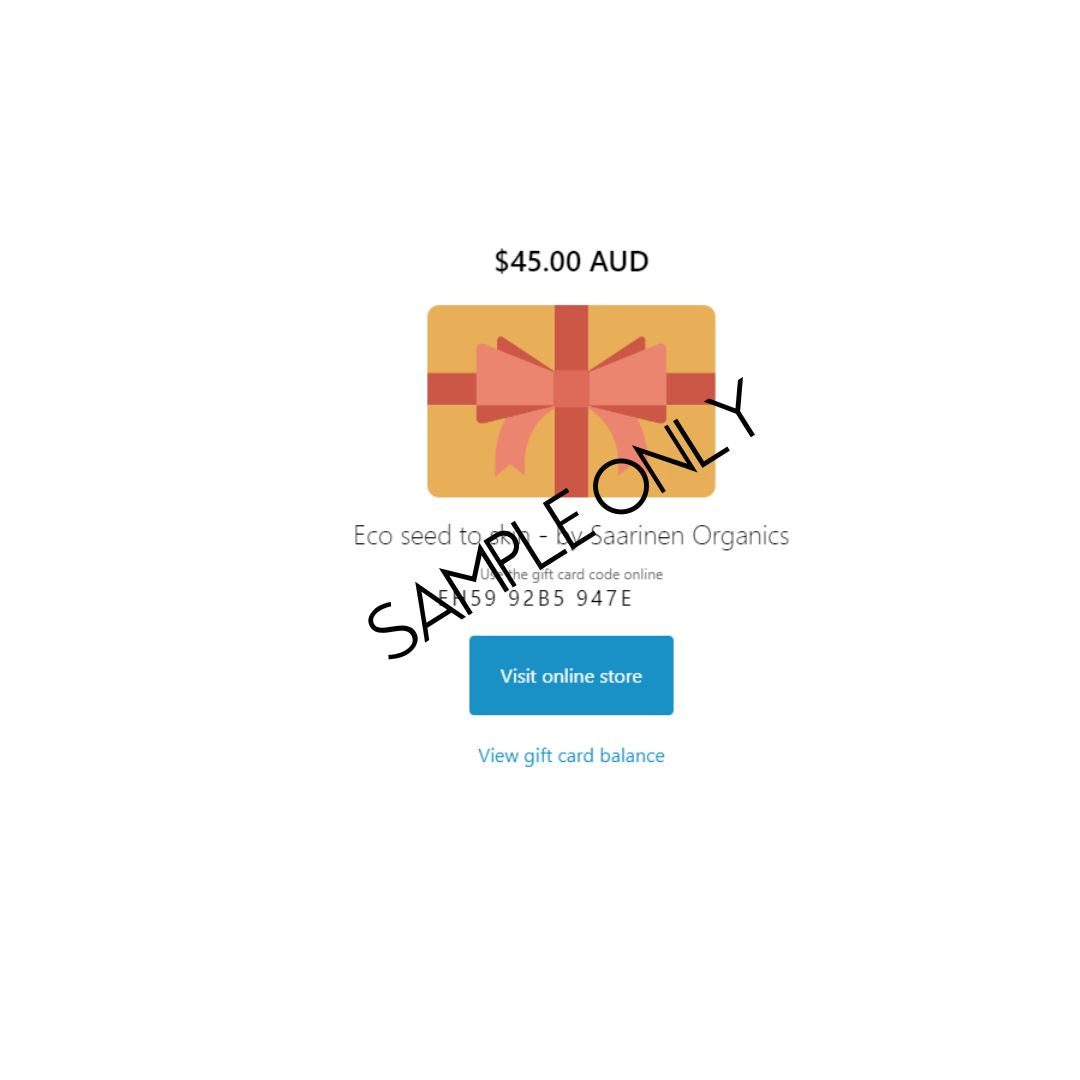 ECO GIFT VOUCHER