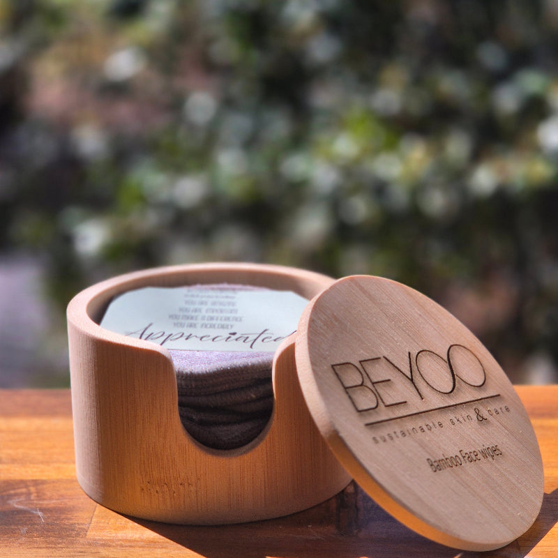 bamboo reusable wipes lid off